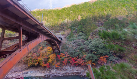 Arashiyama is a district in Kyoto City, Japan, Arashiyama is a nationally designated Historic Site and Place of Scenic Beauty.の写真素材