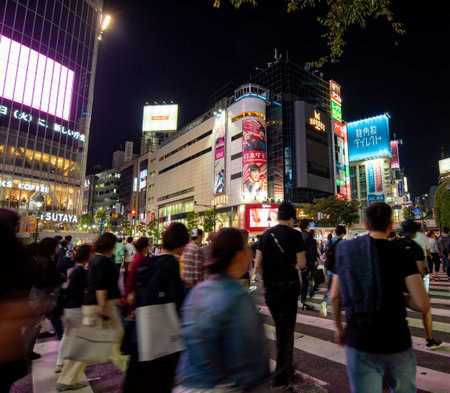 Tokyo ,Japan - May,24: Bicycle parked on the sidewalk, Japan classic bicycle parkingの写真素材