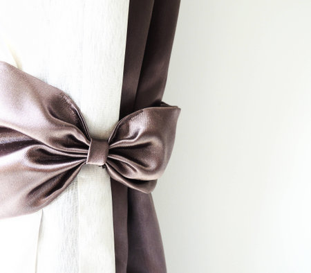 Curtain Bow Ribbonの写真素材