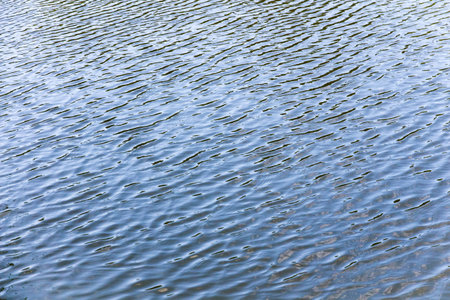 Water ripples on a lake situated in Atlanta