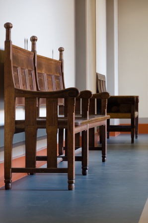 Seat in the waiting areaの写真素材