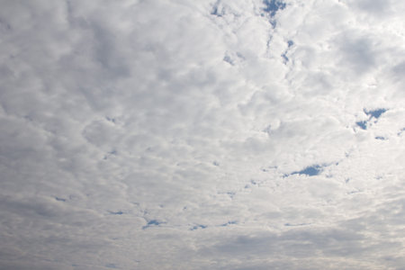 Cloudy on sky