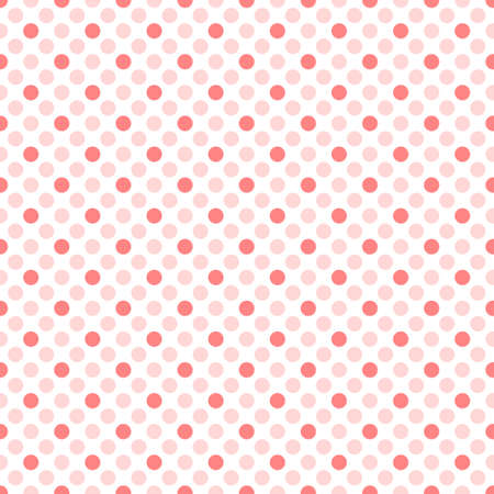 Seamless mini pink dot on white background for patternのイラスト素材