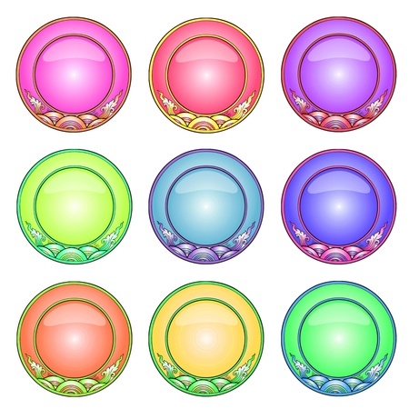 Thai style fancy iconsの写真素材