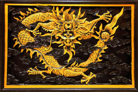 golden dragonの写真素材