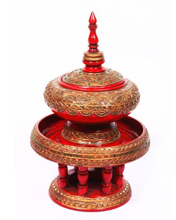 Phan made &#8203;&#8203;of carved wood.の写真素材