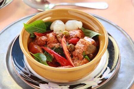 thai cuisine with pokの写真素材