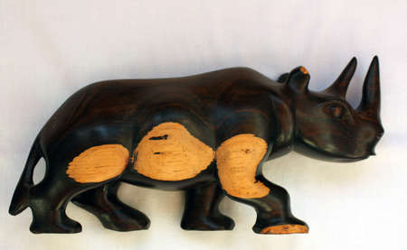  Ebony is widely used in the manufacturing of furniture and souvenirs の写真素材