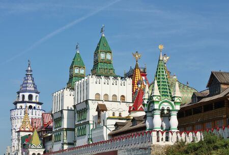 Kremlin in Izmailovo is a cultural and entertainment complex in Moscow.  Restored in 1998-2007 のeditorial素材