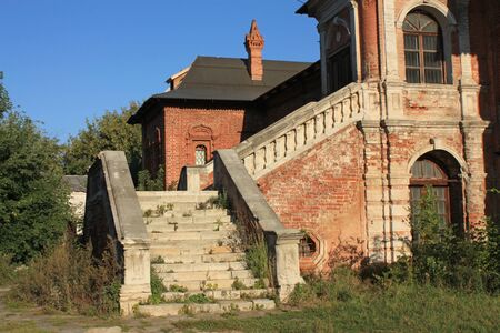 Staircase in the Metropolitan Chamber of The Krutitsy Monastery in Moscowのeditorial素材