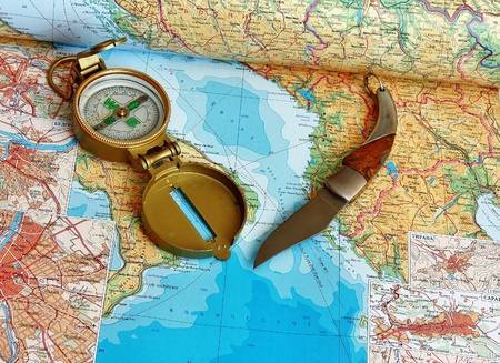 Preparing for a journey begins with a detailed planの写真素材