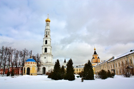 Constructions of the Nicholas Ugreshsky monastery, which was founded in 1380 by Grand Prince Dmitry Donskoy on the site of appearance of the icon of St  Nicholasのeditorial素材