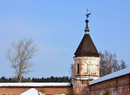 St  Nicholas Berlyukovsky Monastery near Moscow was founded in the early 17th century, rebuilt in...