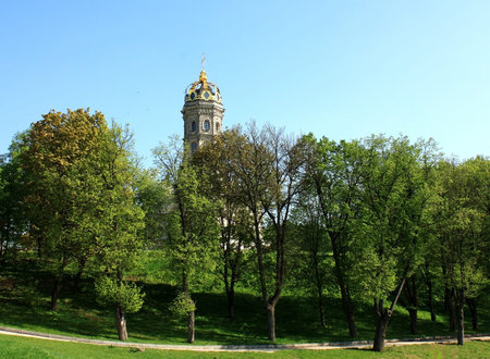 Temple built in the seventeenth century located in manor Dubrovitsy near Moscow