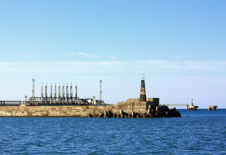 Facility for the oil and chemical  products of marine cargo port terminalのeditorial素材