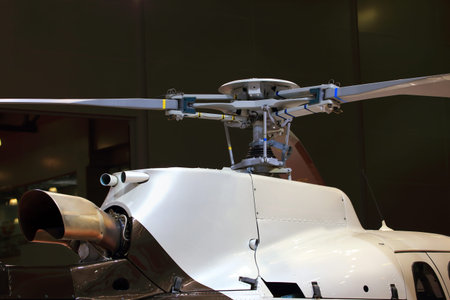 Helicopter rotor with  a mast, hub and rotor blades