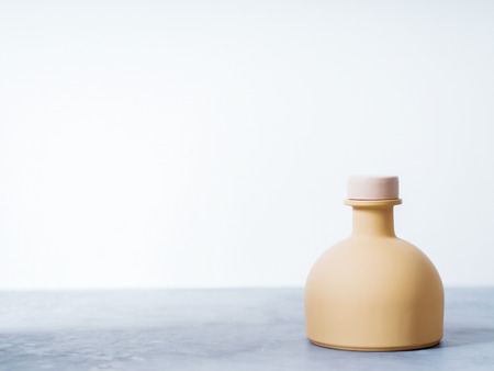 Fragrance diffuser on light gray backgroundの写真素材