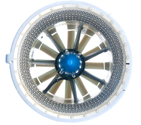 Close up of a powerful fan