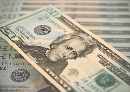 20 dollar billの写真素材