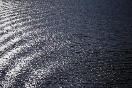 Surface of sea with waves