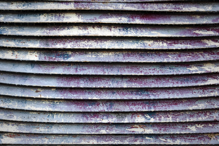 painted grunge metal air vent closeupの写真素材