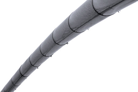 Metal pipe isolated on white