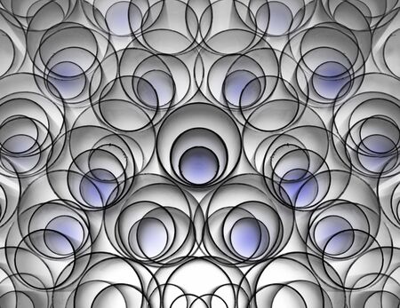 abstract background of circlesの写真素材