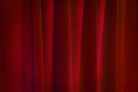 background of red curtainの写真素材