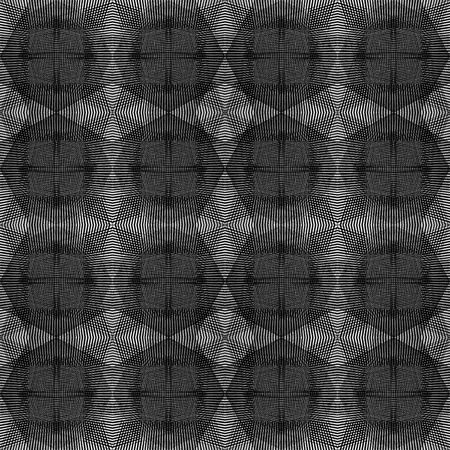Abstract symmetrical background with pattern in grayscaleの写真素材