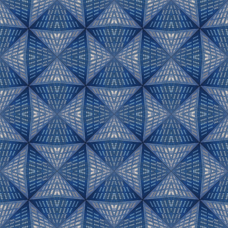 Abstract blue pattern based on facade of office buildingの写真素材