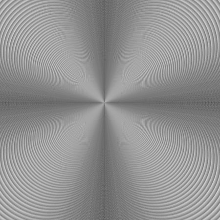 Monochrome symmetric glossy pattern