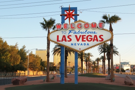 The fabulous Welcome Las Vegas sign のeditorial素材