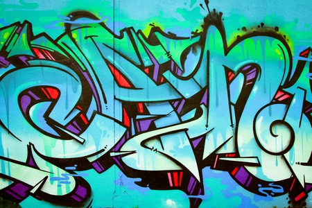 MONTREAL CANADA JUNE 24, 2013: Street art Montreal is a really popular art.  Montreal have a huge graffity community and many area, back alleys and abandonned buildings are dedicated to this art.のeditorial素材