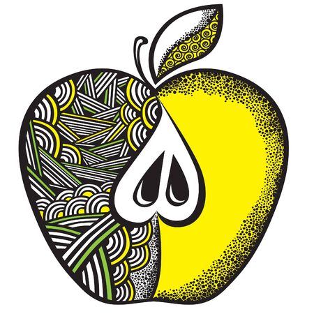 Decorative appleのイラスト素材
