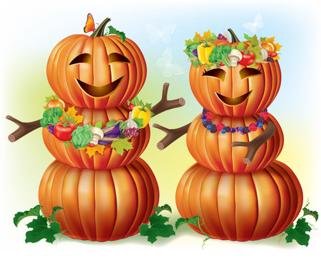 Pumpkin loversのイラスト素材