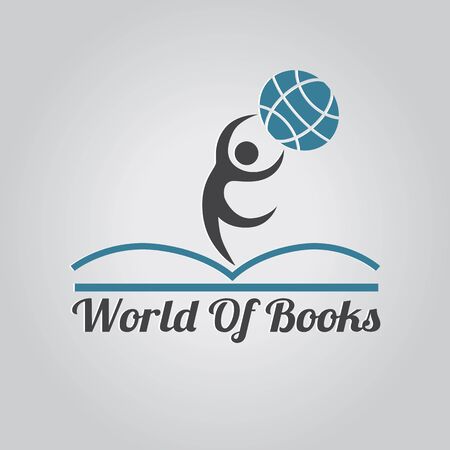 Book logo.のイラスト素材