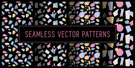 Abstract Colour Shape Patternsのイラスト素材