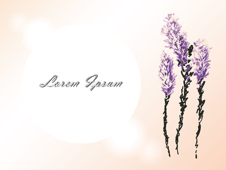 beautiful sweet vintage hand drawing frame of flowersのイラスト素材