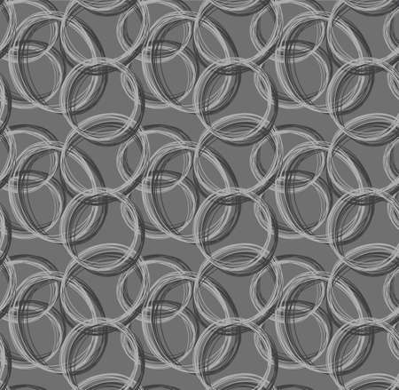 Abstract pattern from circle hand drawn formのイラスト素材