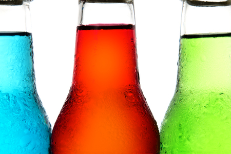 close up  the cool colorful drinkの写真素材