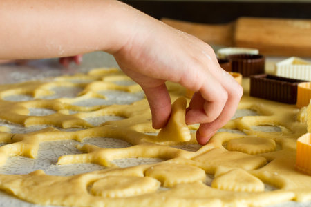 Production of biscuits