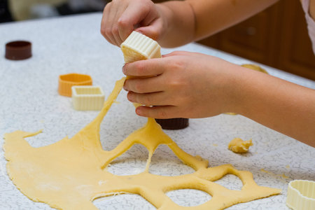 Production of biscuits