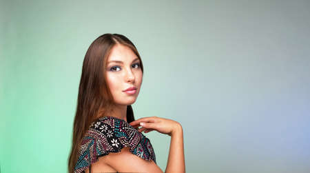 brunetteの写真素材