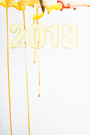 Picture with 2018.の写真素材
