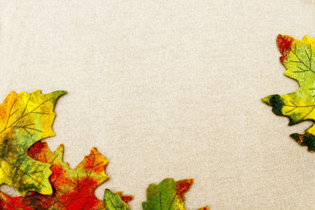 Maple leaves are handmade.