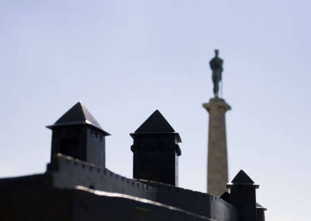 A little model of Kalemegdan - Belgrade, Serbiaの写真素材