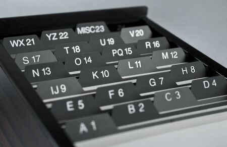 rolodexの写真素材