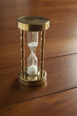 sand glass in time