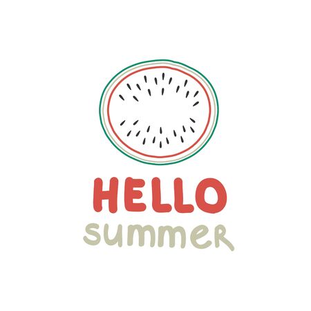 Vector drawing of the sun in the style of a doodle. A symbol of sunny weather. Illustration by handのイラスト素材