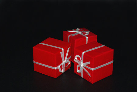 Red box by threeの写真素材